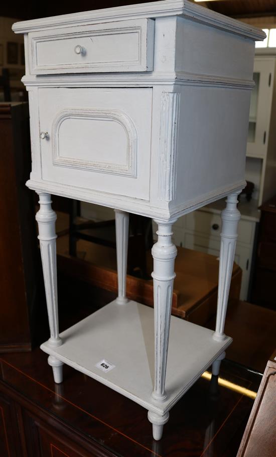 Painted bedside table